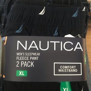 Náutica Men’s 2 Pack Fleece PJ pants, NWT